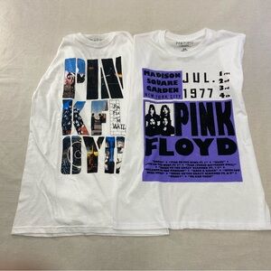 2023 Pink Floyd White Shirt Lot of 2